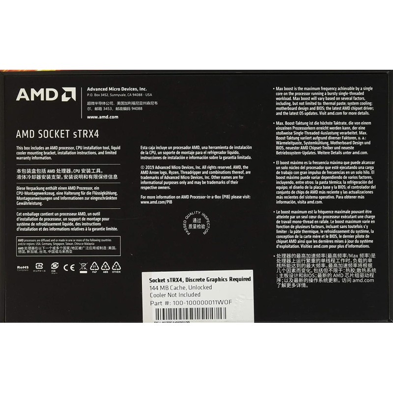 AMD Ryzen Threadripper 3970X AMD Ryzen Threadripper 3970X