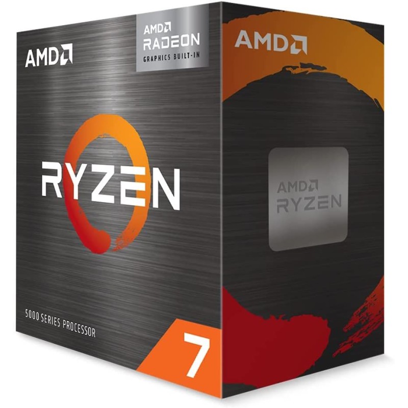 AMD Ryzen 7 5700G 8-Core, 16-Thread Desktop Processor with Radeon Graphics, AMD Radeon Graphics Vega 8 AMD Ryzen 7 5700G 8-Core, 16-Thread Desktop Processor with Radeon Graphics, AMD Radeon Graphics Vega 8