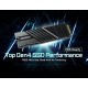 GIGABYTE AORUS Gen4 7000s SSD 1TB PCIe 4.0 NVMe M.2, Nanocarbon Coated Aluminum Heatsink, 3D TLC NAND, SSD GP-AG70S1TB