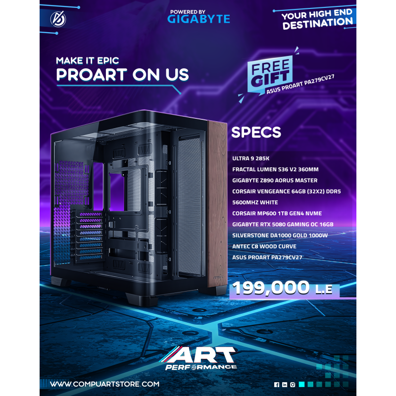 MAKE IT EPIC, PRO ART ON US ULTRA 9 RTX 5080 MAKE IT EPIC, PRO ART ON US ULTRA 9 RTX 5080