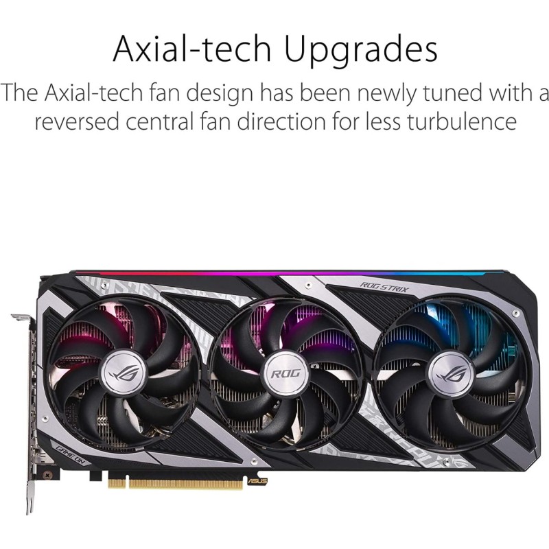 ASUS ROG Strix NVIDIA GeForce RTX 3050 OC Edition Gaming Graphics Card ASUS ROG Strix NVIDIA GeForce RTX 3050 OC Edition Gaming Graphics Card
