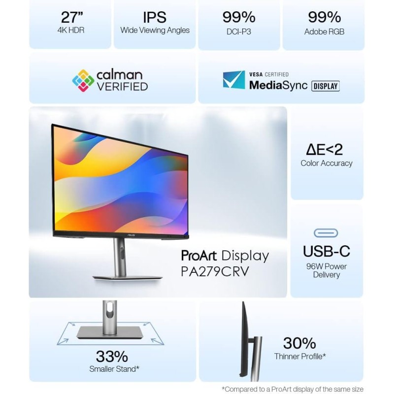 ASUS ProArt Display PA279CRV Professional Monitor ASUS ProArt Display PA279CRV Professional Monitor