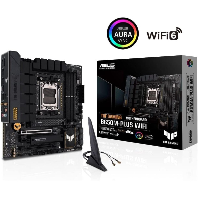 ASUS TUF GAMING B650M-PLUS WIFI Socket AM5 ASUS TUF GAMING B650M-PLUS WIFI Socket AM5