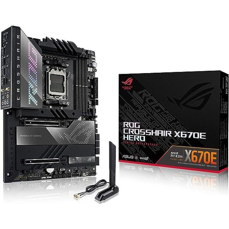 ASUS ROG Crosshair X670E Hero (WiFi 6E) ASUS ROG Crosshair X670E Hero (WiFi 6E)