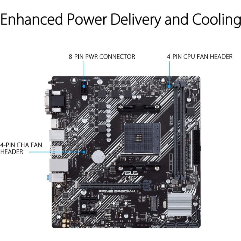Asus Prime B450M-K II Asus Prime B450M-K II
