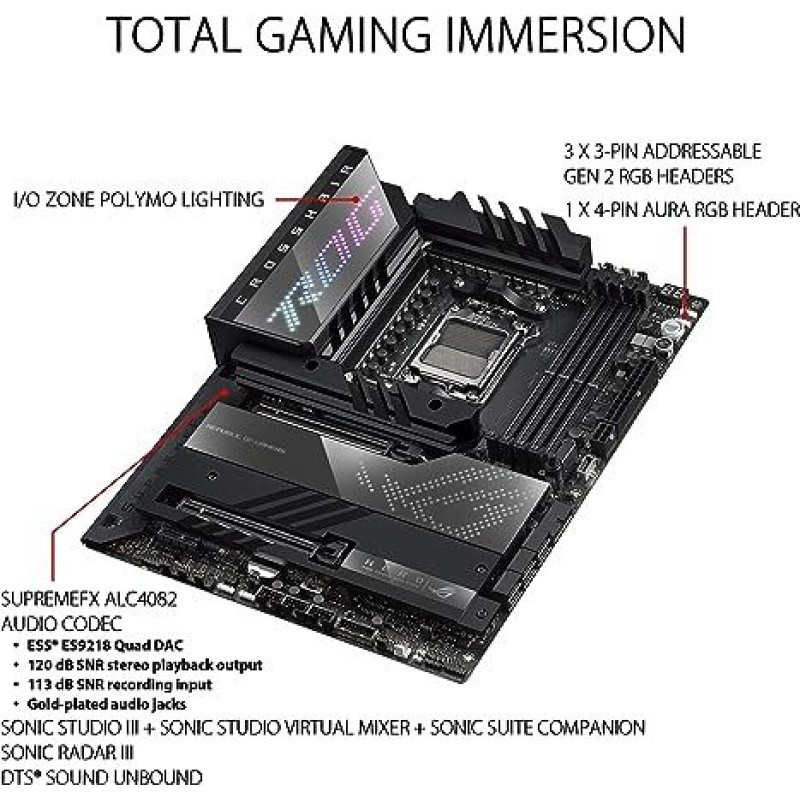 ASUS ROG Crosshair X670E Hero (WiFi 6E) ASUS ROG Crosshair X670E Hero (WiFi 6E)