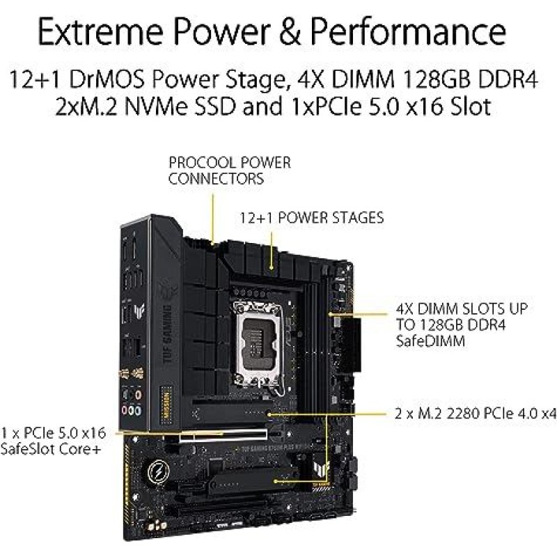 ASUS TUF GAMING B760M-PLUS WIFI D4 ASUS TUF GAMING B760M-PLUS WIFI D4