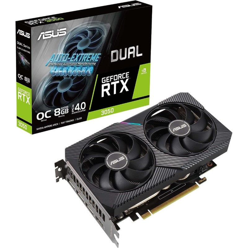ASUS Dual RTX 3050 8 GB GDDR6 ASUS Dual RTX 3050 8 GB GDDR6