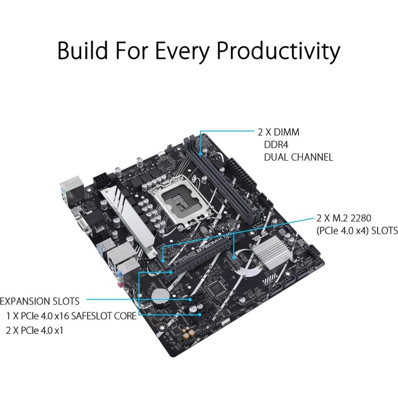 ASUS Prime B760M-K D4 ASUS Prime B760M-K D4