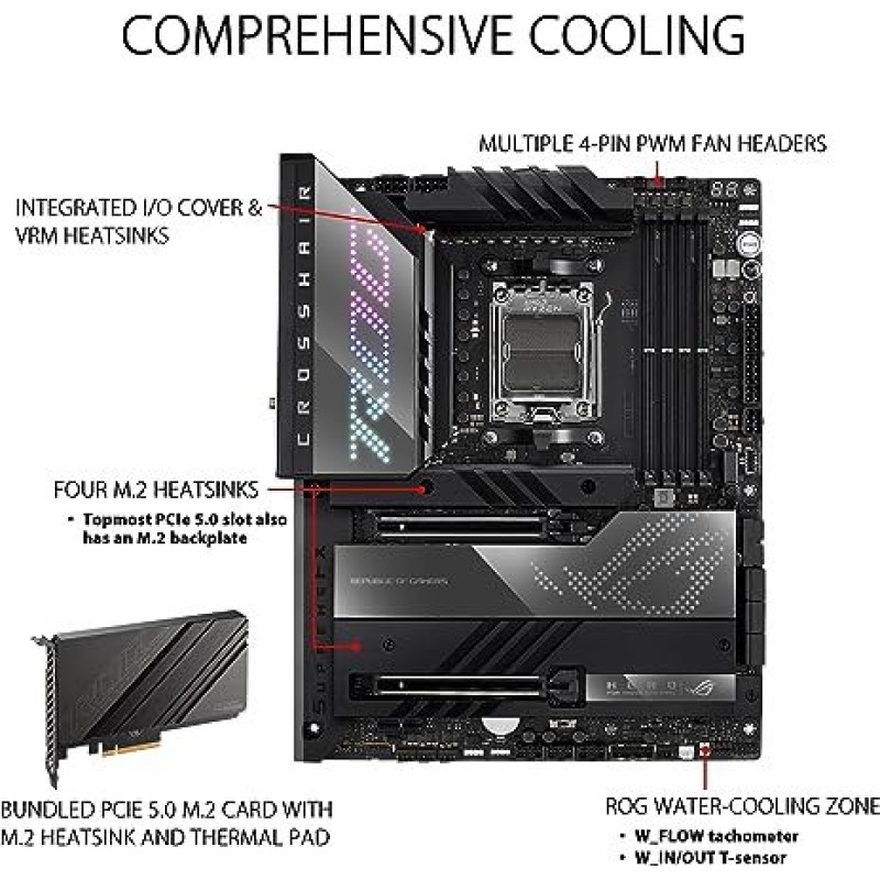 ASUS ROG Crosshair X670E Hero (WiFi 6E) ASUS ROG Crosshair X670E Hero (WiFi 6E)
