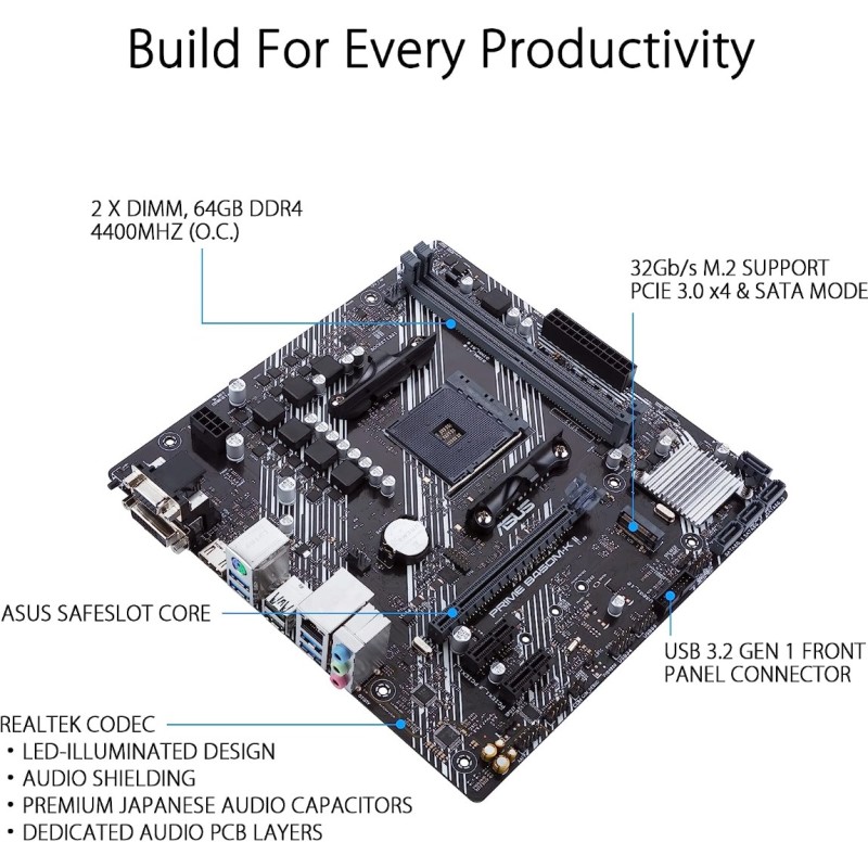 Asus Prime B450M-K II Asus Prime B450M-K II