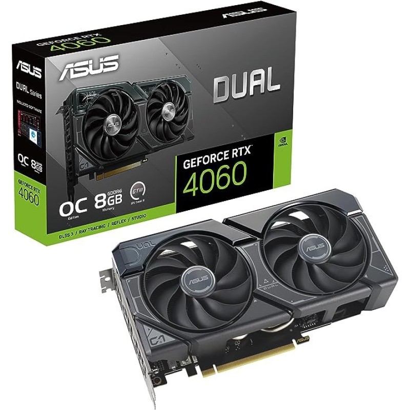 ASUS Dual RTX 4060 OC 8GB GDDR6 ASUS Dual RTX 4060 OC 8GB GDDR6