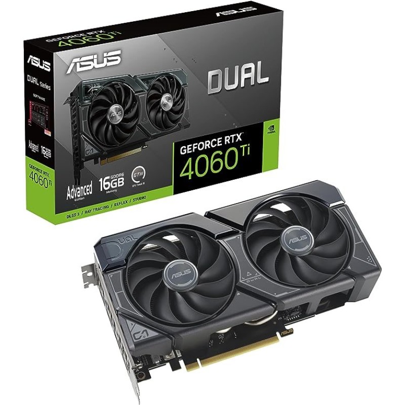 ASUS Dual RTX 4060 Ti 16GB OC GDDR6 ASUS Dual RTX 4060 Ti 16GB OC GDDR6