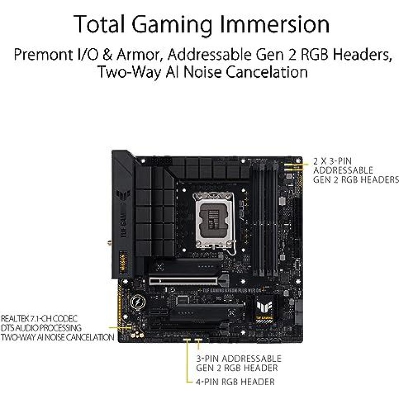 ASUS TUF GAMING B760M-PLUS WIFI D4 ASUS TUF GAMING B760M-PLUS WIFI D4