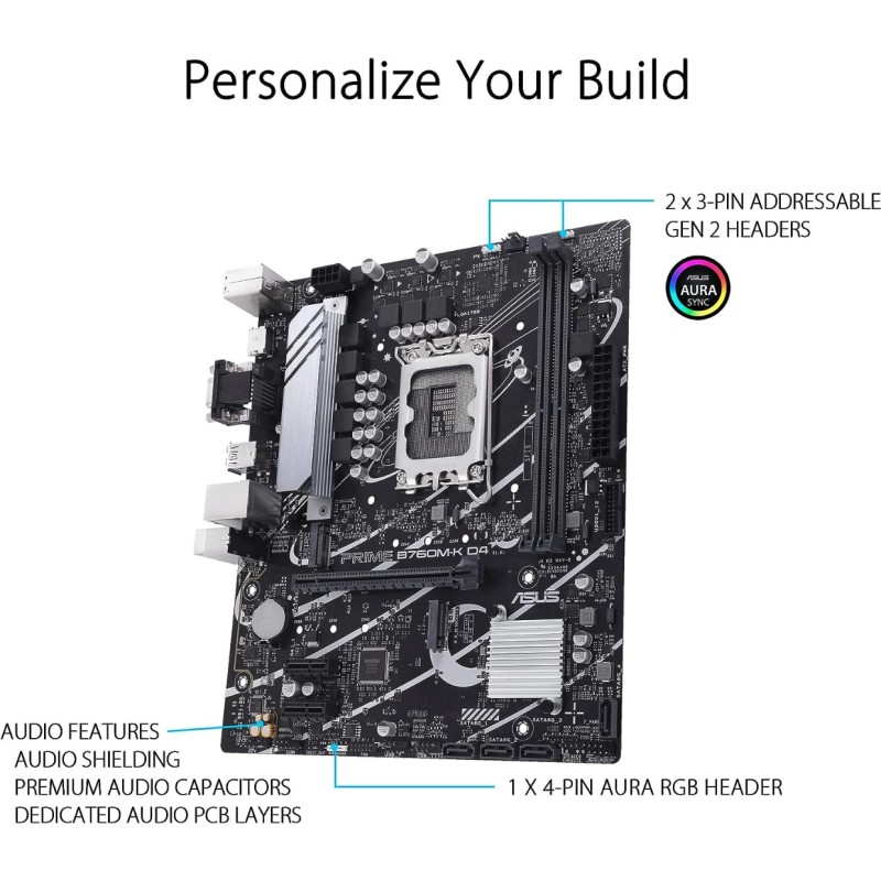 ASUS Prime B760M-K D4 ASUS Prime B760M-K D4