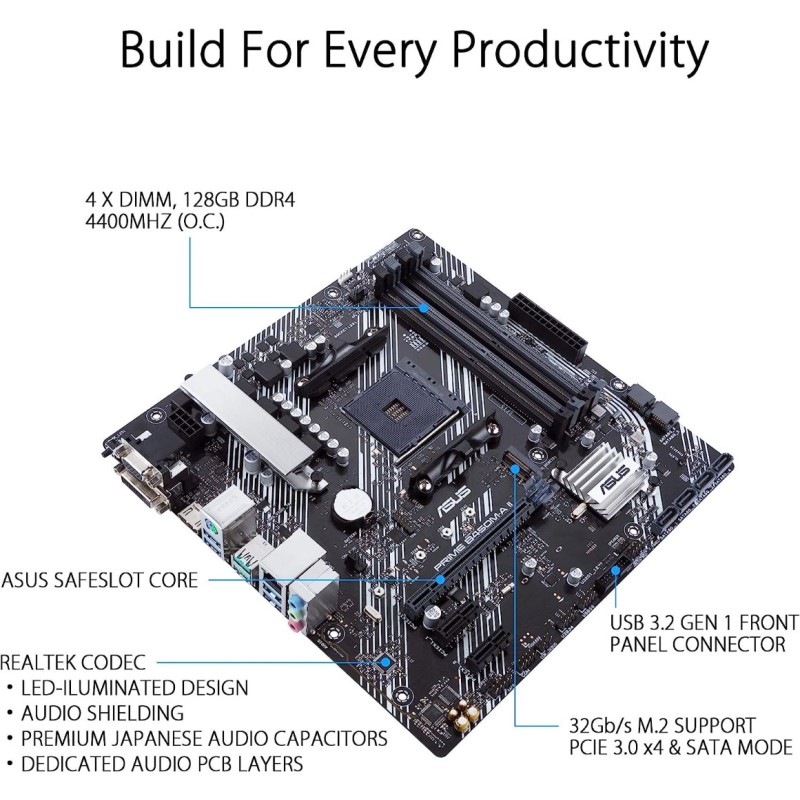 ASUS Prime B450M-A II ASUS Prime B450M-A II