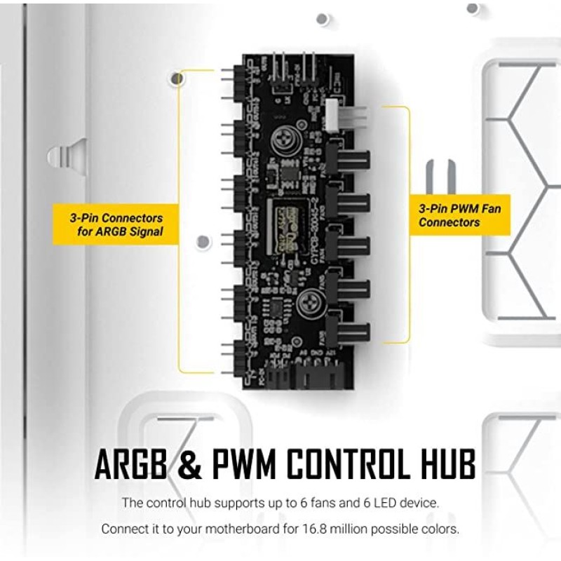 Antec Dark League DP505 White, Mesh, 3 x 120mm ARGB Fans, Mid-Tower E-ATX Antec Dark League DP505 White, Mesh, 3 x 120mm ARGB Fans, Mid-Tower E-ATX