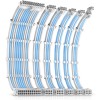 Antec PSU Cables, Sleeved Cable Extension Kit, White Connector, White Blue Antec PSU Cables, Sleeved Cable Extension Kit, White Connector, White Blue