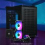 Qube 500 Flatpack Black & White  Plus 850w PSU With Core II 240 Bundle