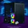 Qube 500 Flatpack Black & White Plus 850w PSU With ATMOS 240 Bundle