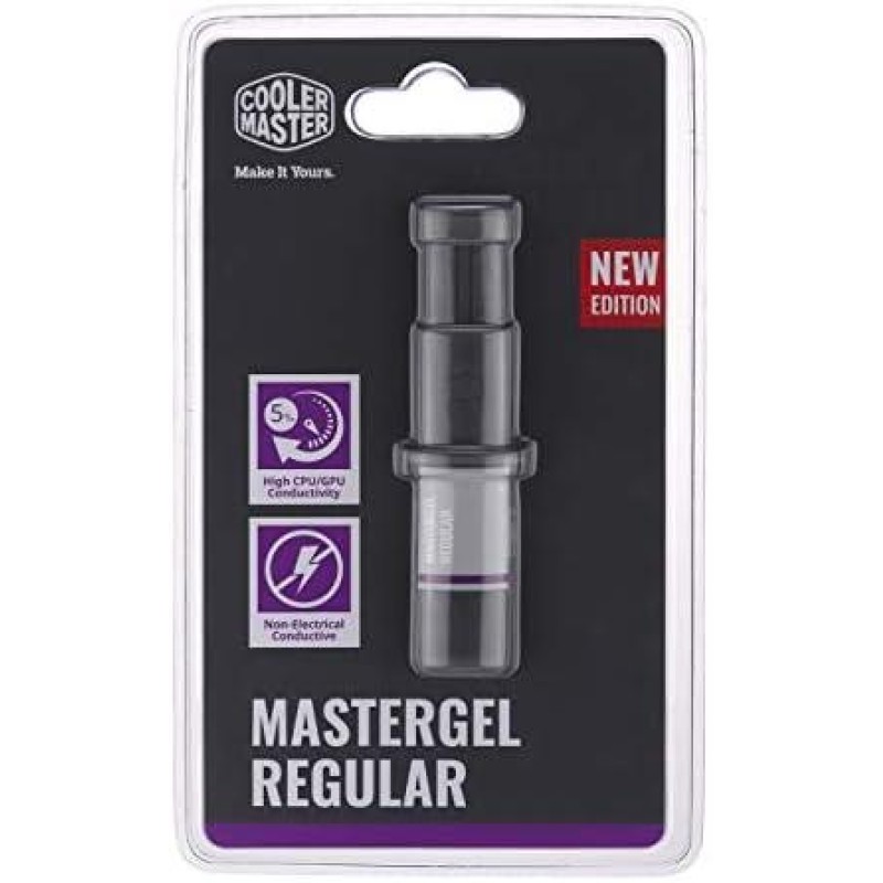 Cooler Master MasterGel Regular High Performance Thermal Paste 5W/mK Cooler Master MasterGel Regular High Performance Thermal Paste 5W/mK