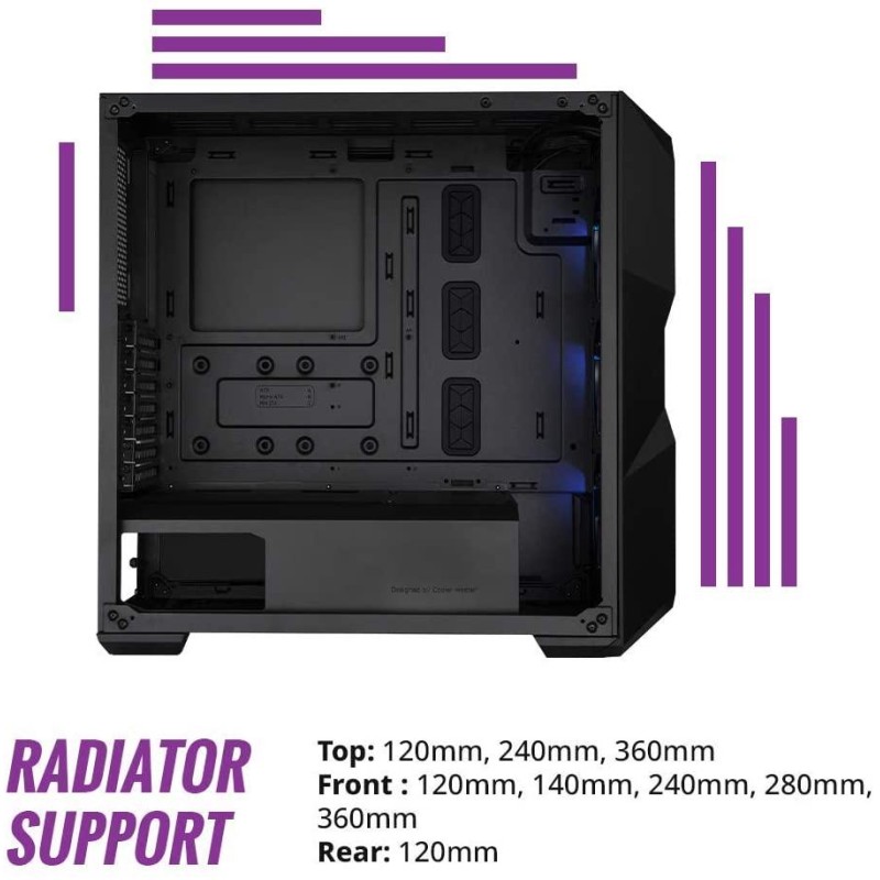 Cooler Master MasterBox TD500 Mesh Airflow ATX Mid-Tower Cooler Master MasterBox TD500 Mesh Airflow ATX Mid-Tower
