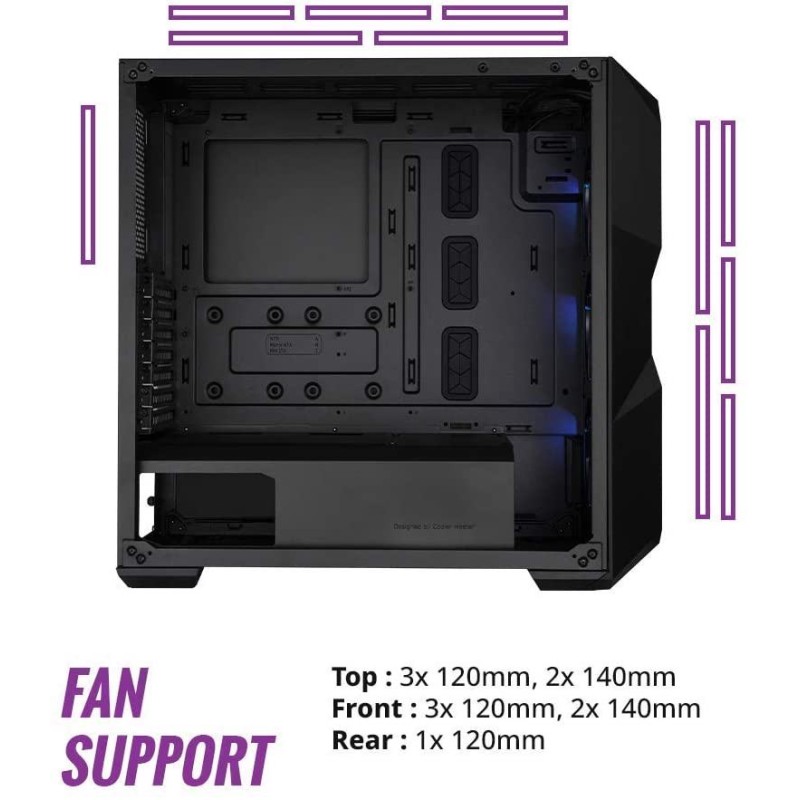 Cooler Master MasterBox TD500 Mesh Airflow ATX Mid-Tower Cooler Master MasterBox TD500 Mesh Airflow ATX Mid-Tower