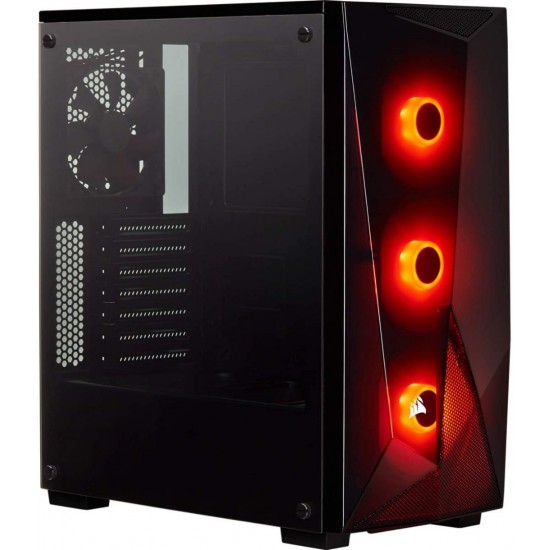 Corsair Carbide Series SPEC-DELTA RGB Mid-Tower ATX Gaming Case, Tempered Glass & Plus PSU CV550W