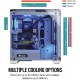 Corsair CRYSTAL 570X RGB Mid-Tower Case, 3 RGB Fans, Tempered Glass - White