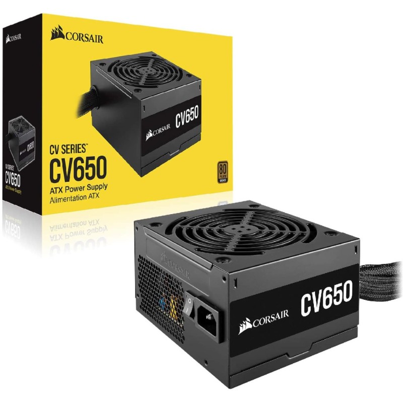 CORSAIR CV Series CV650 - 650W 80 Plus Bronze CORSAIR CV Series CV650 - 650W 80 Plus Bronze