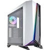 CORSAIR Carbide SPEC-Omega RGB Mid-Tower Gaming Case, 2 RGB Fans, Lighting Node PRO Included, Tempered Glass- White CORSAIR Carbide SPEC-Omega RGB Mid-Tower Gaming Case, 2 RGB Fans, Lighting Node PRO Included, Tempered Glass- White