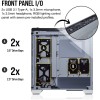 Corsair CRYSTAL 570X RGB Mid-Tower Case, 3 RGB Fans, Tempered Glass - White Corsair CRYSTAL 570X RGB Mid-Tower Case, 3 RGB Fans, Tempered Glass - White