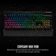 Corsair K68 RGB Mechanical Gaming Keyboard, Backlit RGB LED, Dust and Spill Resistant - Linear & Quiet - Cherry MX Red