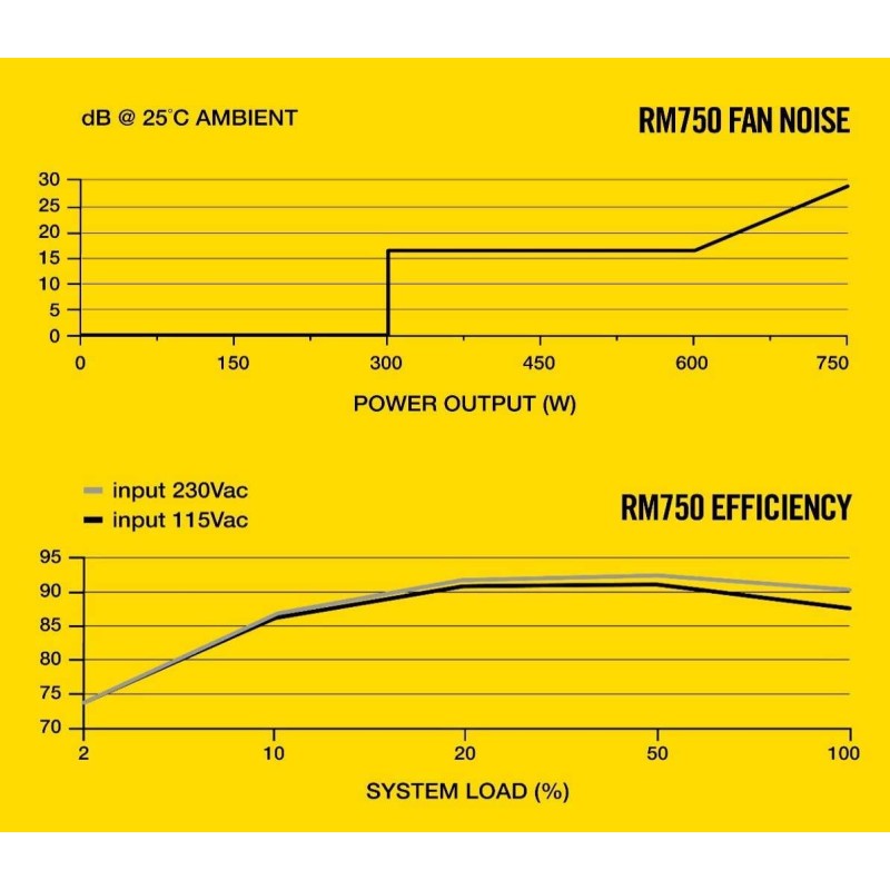 Corsair RM750 RM Series 80 Plus Gold Certified Corsair RM750 RM Series 80 Plus Gold Certified
