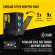 Corsair iCUE 220T RGB Airflow Tempered Glass Mid-Tower Smart Case - Black