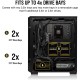 Corsair iCUE 220T RGB Airflow Tempered Glass Mid-Tower Smart Case - Black