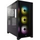 Corsair iCUE 4000X RGB Mid-Tower ATX PC Case - Black