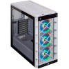 Corsair iCUE 465X RGB Mid-Tower ATX Smart Case, White Corsair iCUE 465X RGB Mid-Tower ATX Smart Case, White
