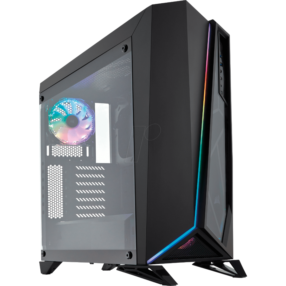 CORSAIR Carbide SPEC-Omega RGB Mid-Tower Gaming Case, 2 RGB Fans ...