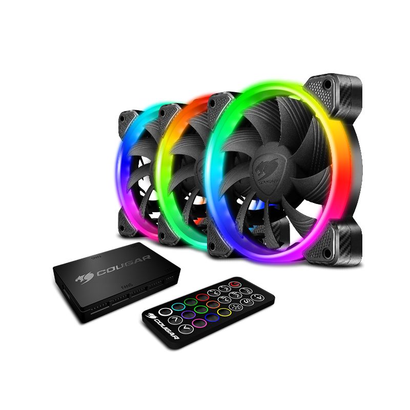 Cougar VORTEX RGB HPB 120m Cooling Kit 3x Cougar VORTEX RGB HPB 120m Cooling Kit 3x