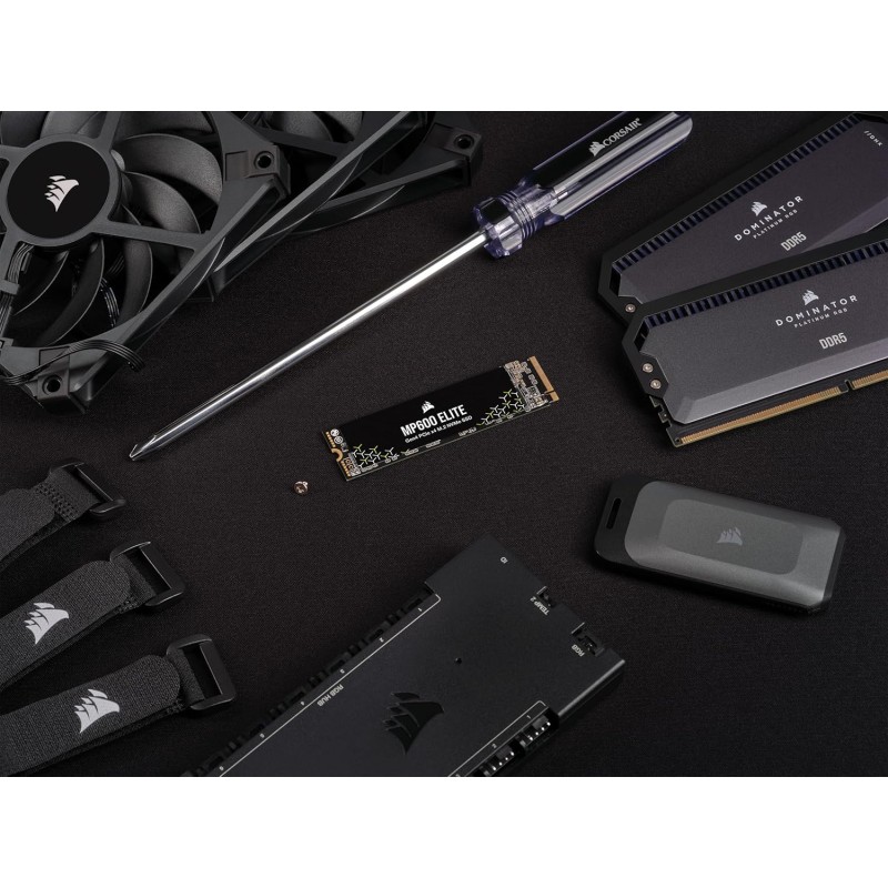 Crosair Mp600 Elite 2TB Gen4 Pciex4 NVMe M.2 Crosair Mp600 Elite 2TB Gen4 Pciex4 NVMe M.2