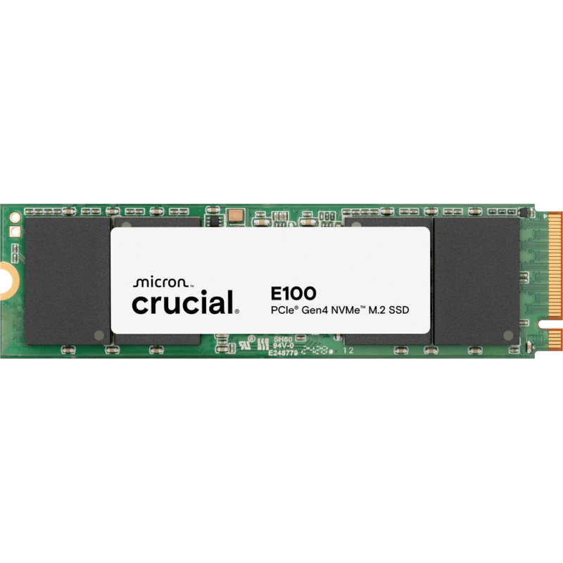 Crucial E100 2TB PCIe Gen4 NVMe M.2 Crucial E100 2TB PCIe Gen4 NVMe M.2