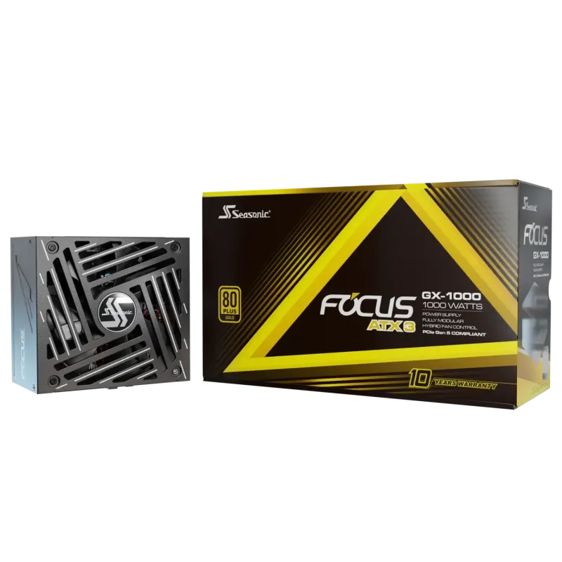 Seasonic Focus GX-1000 1000W ATX 3.1 80 Plus Gold Fully Modular