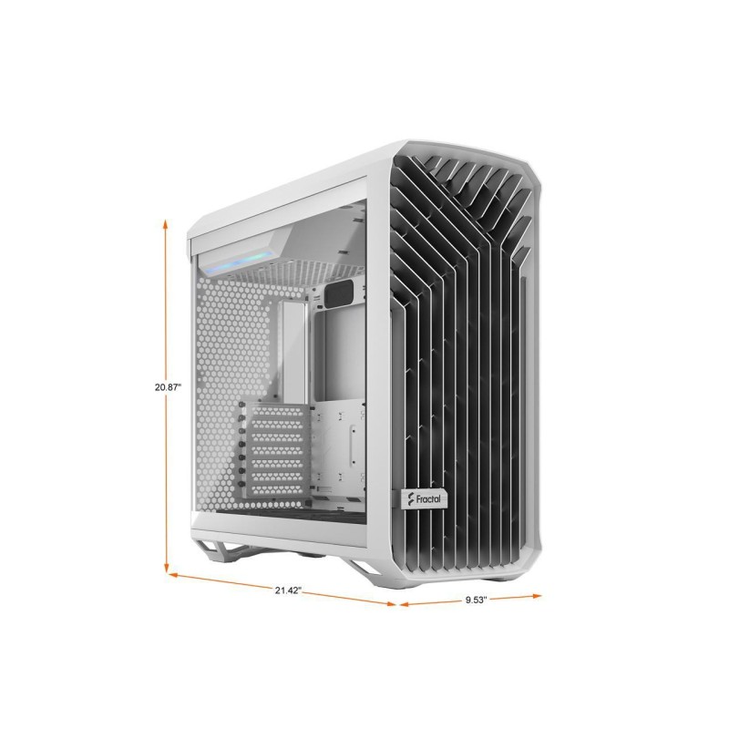 Fractal Torrent RGB White TG clear tint Fractal Torrent RGB White TG clear tint