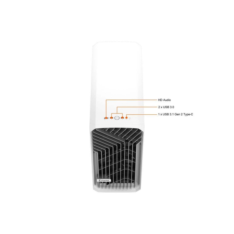 Fractal Torrent RGB White TG clear tint Fractal Torrent RGB White TG clear tint