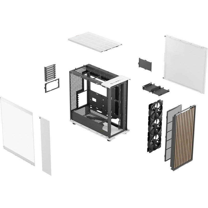 Fractal Design North XL Chalk White TG Clear Fractal Design North XL Chalk White TG Clear