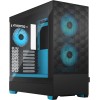 Fractal Pop Air RGB Cyan Core TG Clear Tint Fractal Pop Air RGB Cyan Core TG Clear Tint