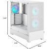 Fractal Pop Air RGB White TG Clear Tint Fractal Pop Air RGB White TG Clear Tint
