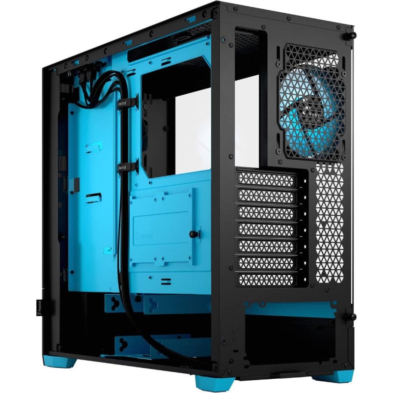 Fractal Pop Air RGB Cyan Core TG Clear Tint Fractal Pop Air RGB Cyan Core TG Clear Tint
