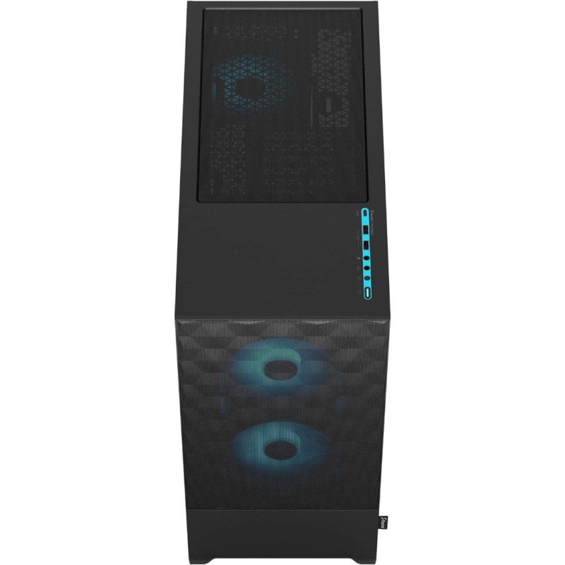 Fractal Pop Air RGB Cyan Core TG Clear Tint Fractal Pop Air RGB Cyan Core TG Clear Tint